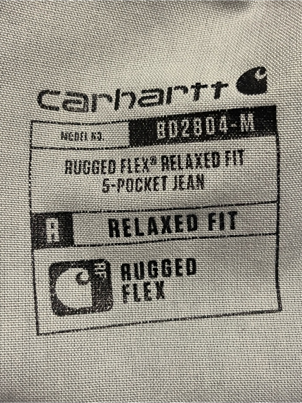 Men's Carhartt Straight relax-fit Jeans in Medium Blue - Picture 8 of 11